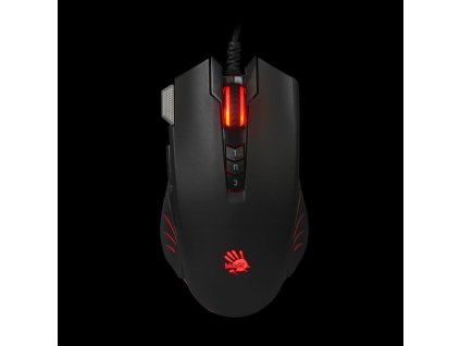 A4tech herní myš BLOODY V9M, až 4000DPI, V-Track technologie, 160KB paměť, USB, CORE 2, kovové podložky