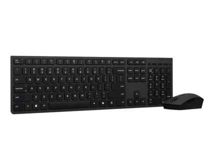 LENOVO klávesnice a myš bezdrátová Professional Wireless Rechargeable Keyboard and Mouse Combo AI - CZ/SK