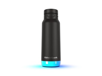 HidrateSpark PRO 2 chytrá lahev s brčkem, 950 ml, černá