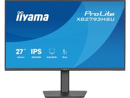 27'' iiyama XB2793HSU-B1:IPS,FHD,HDMI,DP,HAS
