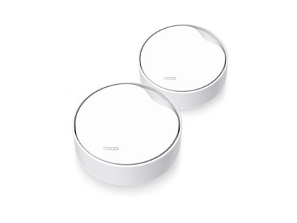WiFi router TP-Link Deco X50-PoE(3-pack) WiFi 6, 1x 2,5GLAN, 1x GLan s PoE, 2,4/ 5GHz AX3000