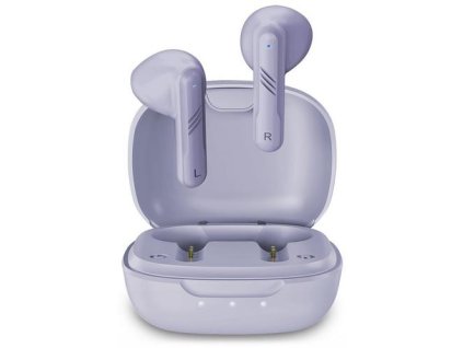 GENIUS sluchátka s mikrofonem HS-M905BT bezdrátový, do uší, mikrofon, výdrž 4 hodiny,, Bluetooth, USB-C, violett