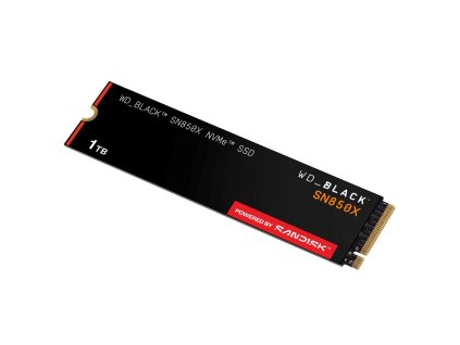 WD BLACK SSD NVMe 1TB PCIe SN850X Powered by SanDisk, Gen4, (R:7300, W:6300MB/s)