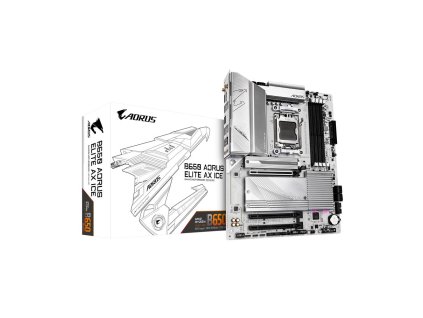 GIGABYTE MB Sc AM5 B650 A ELITE AX ICE, AMD B650, 4xDDR5, 1xDP, 1xHDMI, WiFi