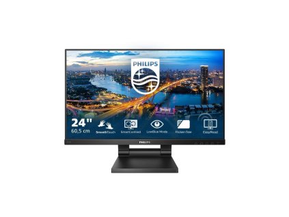 Philips MT 23,8" 242B1TC - 1920x1080,IPS,75Hz,Dotykový,D-Sub,HDMI,DP,USBhub,Repro