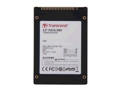 SSD disk Transcend SSD330 32GB 2.5", IDE, čtení/zápis 119MB/67MB/s, MLC