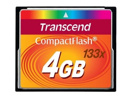 Paměťová karta Transcend Compact Flash 4GB (133x)