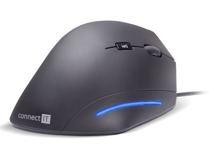Myš Connect IT CMO-2500 FOR HEALTH ergonomická vertikální drátová