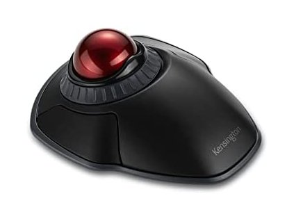 Kensington Orbit bezdrátový trackball s rolovacím kroužkem - černá