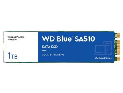 WDC BLUE SA510 SSD WDS100T3B0B 1TB M.2 2280 3D NAND SATA (560/520MB/s, 90000/82000 IOPs, SSD, 3D NAND)