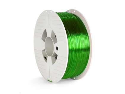 VERBATIM 3D Printer Filament PET-G 1.75mm, 327m, 1kg green transparent