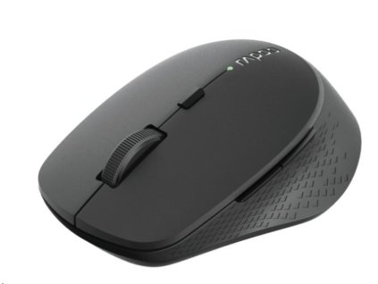 RAPOO myš M300 Silent Wireless Optical Mouse, Multi-mode: 2.4 GHz, Bluetooth 3.0 & 4.0, Black
