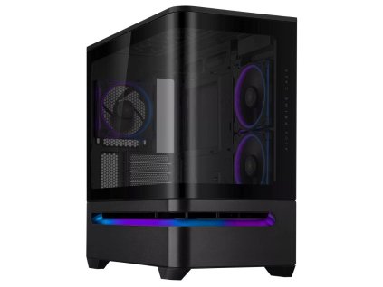 ASUS Case AP202 PRIME CASE, mATX, Průhledná bočnice, 3x 120mm ARGB Fan, černá