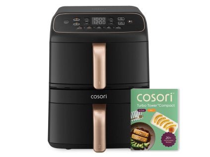 Cosori Turbo Tower Compact horkovzdušná fritéza 8,6 L černá