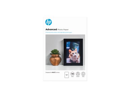 HP Advanced Glossy Photo Paper-100 sht/10 x 15 cm borderless, 250 g/m2, Q8692A