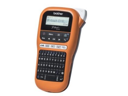 BROTHER tiskárna štítků PT-E110VP - 12mm, pásky TZe - popisovač - pro elektrikáře - s kufrem