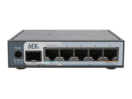 MikroTik E60iUGS, hEX S (2025 version) s RouterOS L4, desktop