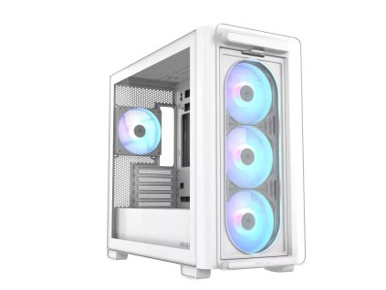 ASUS case A23 PLUS TG ARGB FANS WHT