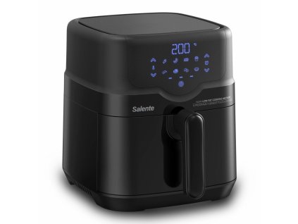 Salente HotAir, horkovzdušná fritéza 2v1, 4,3 l, černá
