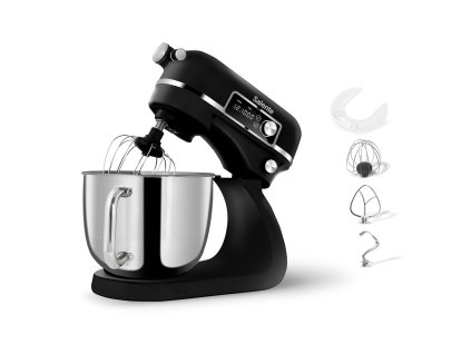 Salente DigiChef2, kuchyňský robot, mísa 6 litrů, celokovový, digitální displej, černý