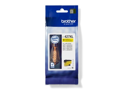 Brother LC-427XLY (inkoust yellow, 5000 str., ISO / IEC 24711)