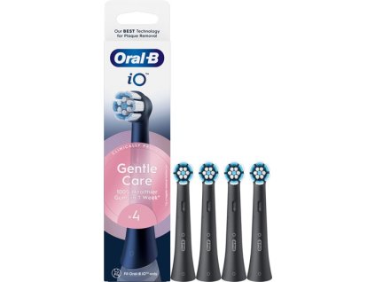 Oral-B hlavice iO Gentle Care Black 4ks