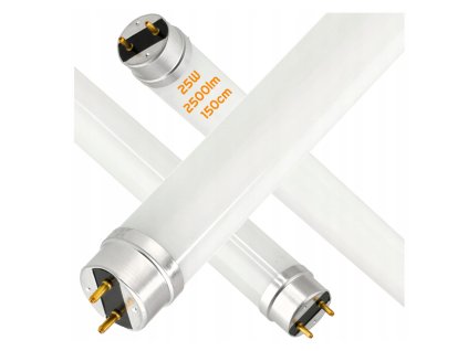 LED trubice 150cm - 25W - 4000K - 2500lm - sklo