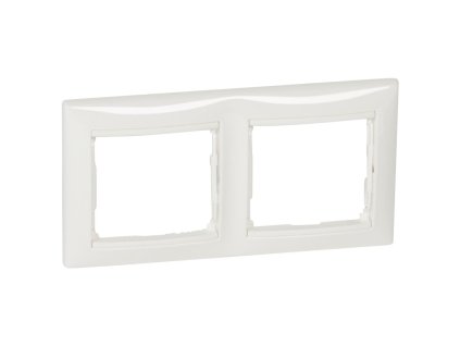 LEGRAND Rámeček VALENA 774452 2P vodorovný dvojnásobný bílý