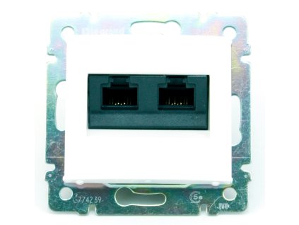 LEGRAND Zásuvka VALENA 774239 2XRJ45 C5E UTP bílá