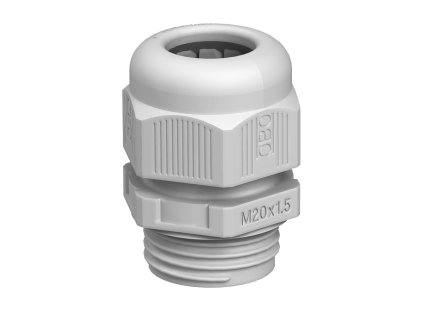 OBO BETTERMANN Vývodka V-TEC M12x1,5 metrický závit, stříbřitě šedá