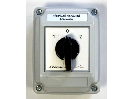 SPAMEL Spínač LK 32R/3.8380 32A 1-0-2 OB2 IP65