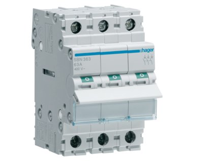 HAGER Spínač SBN363 63A 3P
