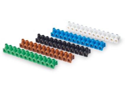 FTG Svorka 1085 přístrojová 12x10mm lámací mix barev v balení po 10ks