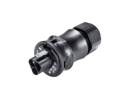 WIELAND Vidlice 3 x 0,75-6 kabelová, šroubové svorky, černá