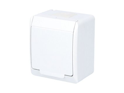 FAMATEL GALATEA Zásuvka 2P+PE IP44 bílá