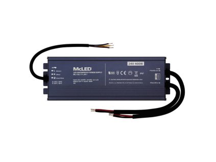 MCLED Napaječ LED 400W 24VDC/16,67A IP67 ML-732.111.39.1