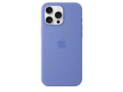 iPhone 16 Pro Max Silicone Case with MS-Periwinkle