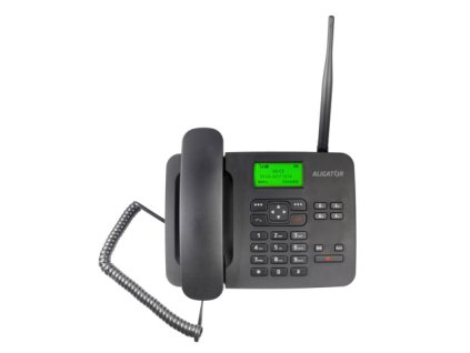 ALIGATOR T100 Stolní telefon na simkartu Black