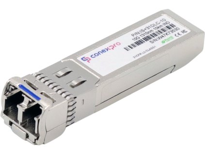 SFP modul Conexpro průmyslový optický, 10G SFP+, SM, 1310nm, 10km, 2x LC, DDM