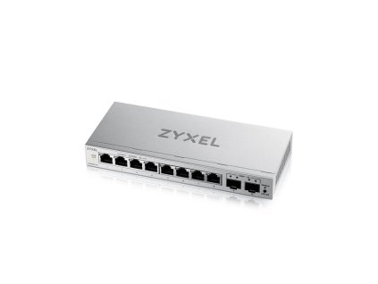 Zyxel GS1200-10 v3, 8 Port Gigabit, 2 x SFP webmanaged Desktop Switch