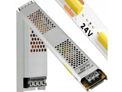 Tenký LED zdroj 24V - 400W - 16,67A - IP20