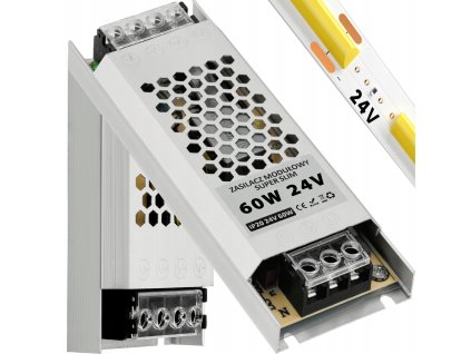 Super Slim LED modulární napájecí zdroj - 24V - 60W - 2,5A - IP20