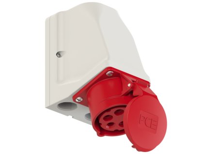 PCE Zásuvka 16A/400V 5-pól. IP44 průchozí