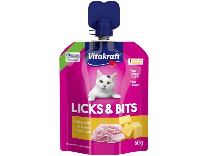 Vitakraft Licks & Bits sýrový 60g