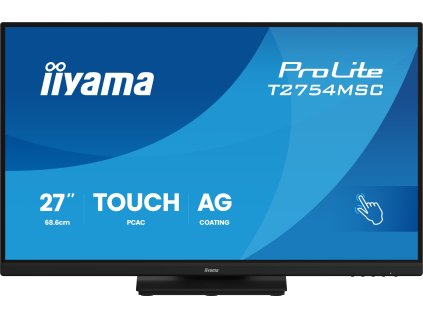27'' iiyama T2754MSC-B2AG: IPS,FHD,AG,10P,HDMI,repr