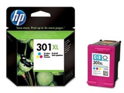 Inkoust HP Ink No 301XL barevná velká, CH564EE