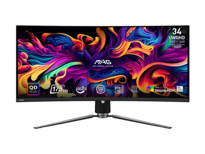 MSI MAG/341CQP/34''/QD-OLED/wQHD/175Hz/0,03ms/Černá/3R