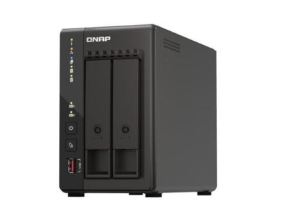 QNAP TS-253E-8G TurboNAS server s RAID, 8GB DDR4, pro 2x 3,5/2,5in SATA3 HDD/SSD (2x HDMI, 2x USB2, 2x USB3.2g2 + 2x 2.5GLAN) datové úložiště