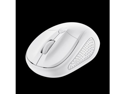 TRUST Myš PRIMO WIRELESS MOUSE MATT WHITE, USB, bezdrátová