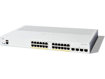 Cisco Catalyst switch C1300-24P-4X (24xGbE,4xSFP+,24xPoE+,195W,fanless) - REFRESH